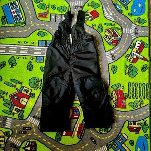 Cat & Jack Black Kids Overalls 2T